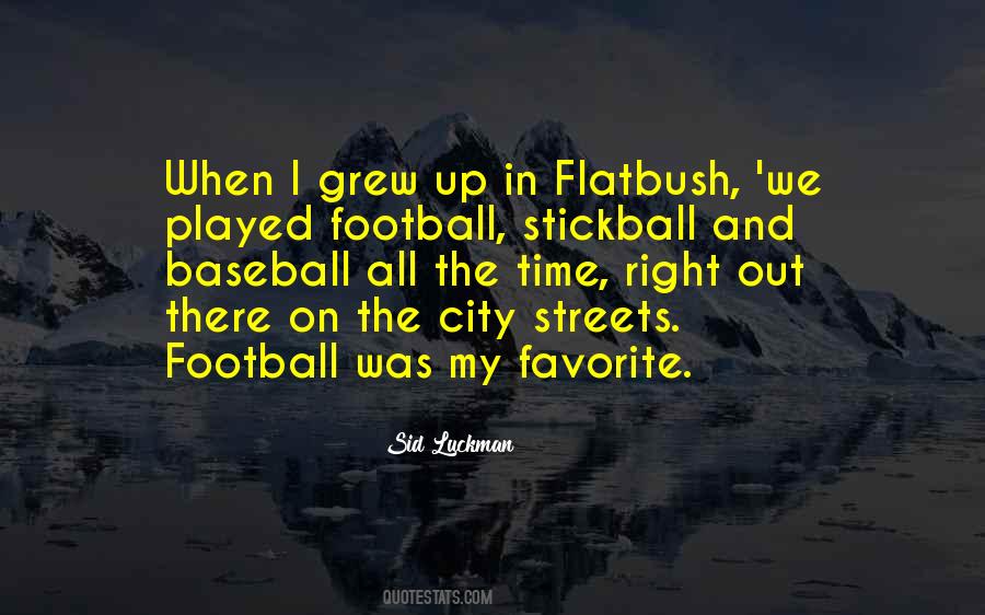 Stickball Quotes #12490