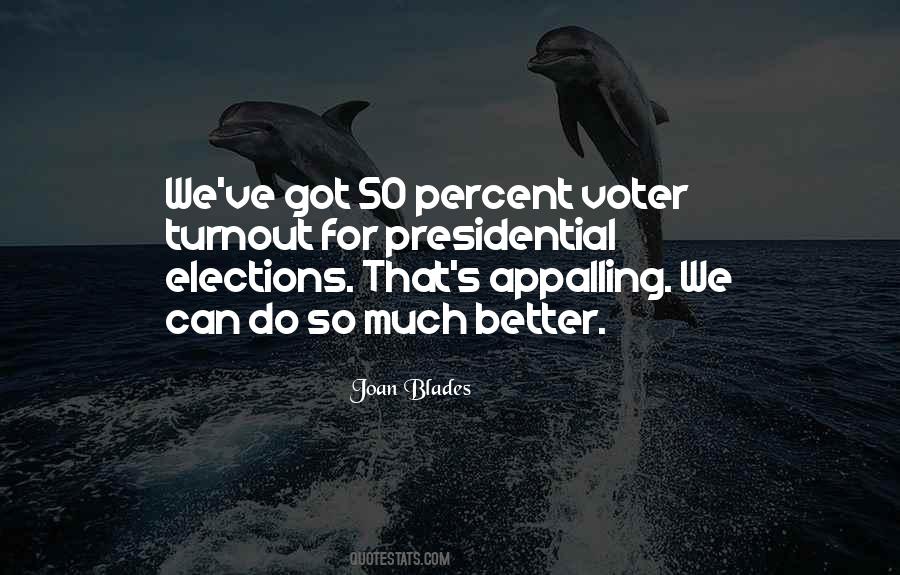 Quotes About Voter Turnout #399889