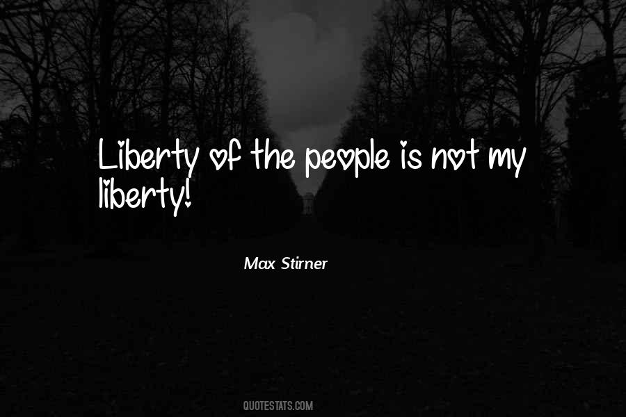 Stirner's Quotes #48480