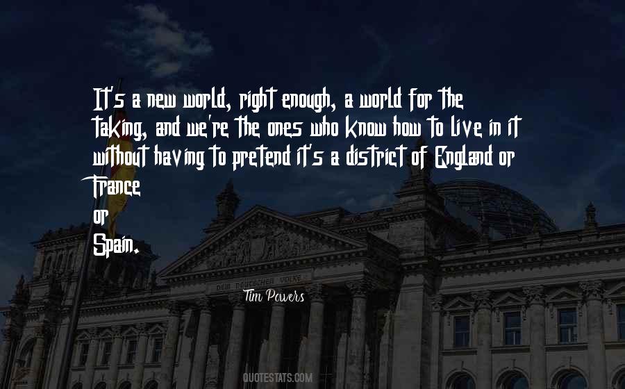 Quotes About New World #1211740