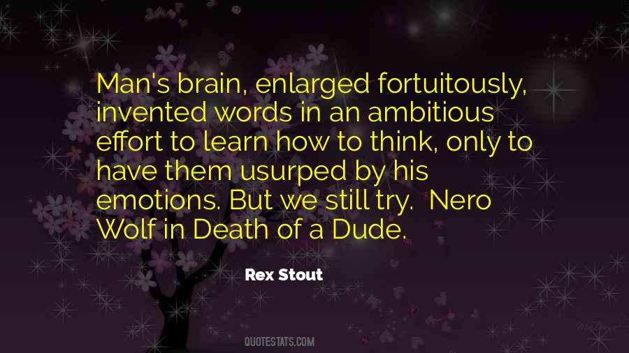 Stout's Quotes #1102544