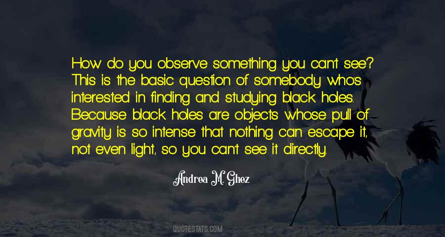 Quotes About Black Holes #358670