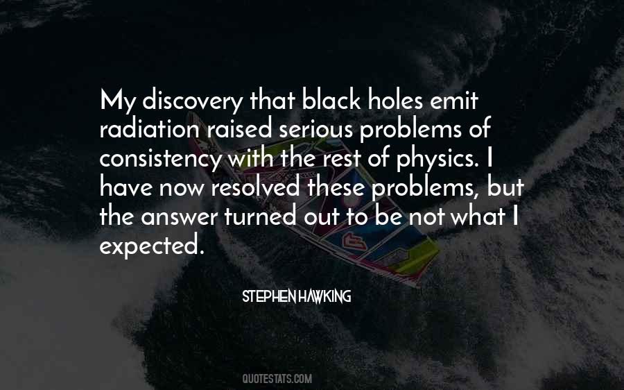 Quotes About Black Holes #890947