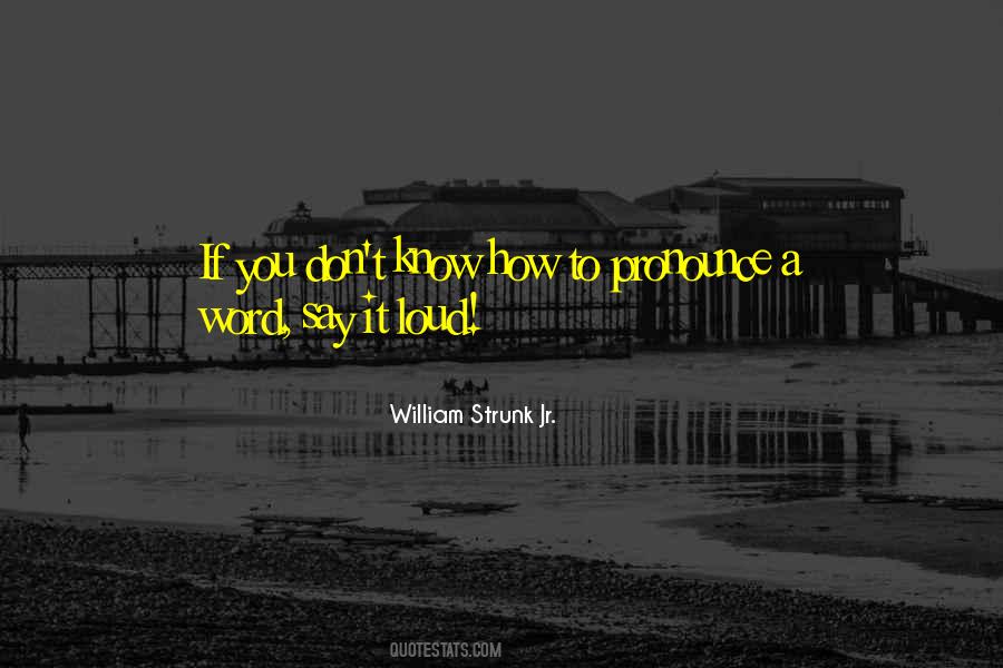 Strunk's Quotes #957812