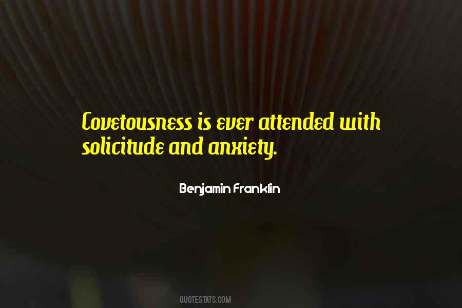 Quotes About Covetousness #155608