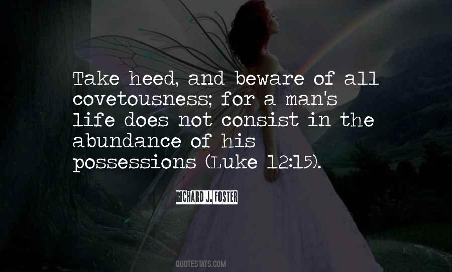 Quotes About Covetousness #1664103