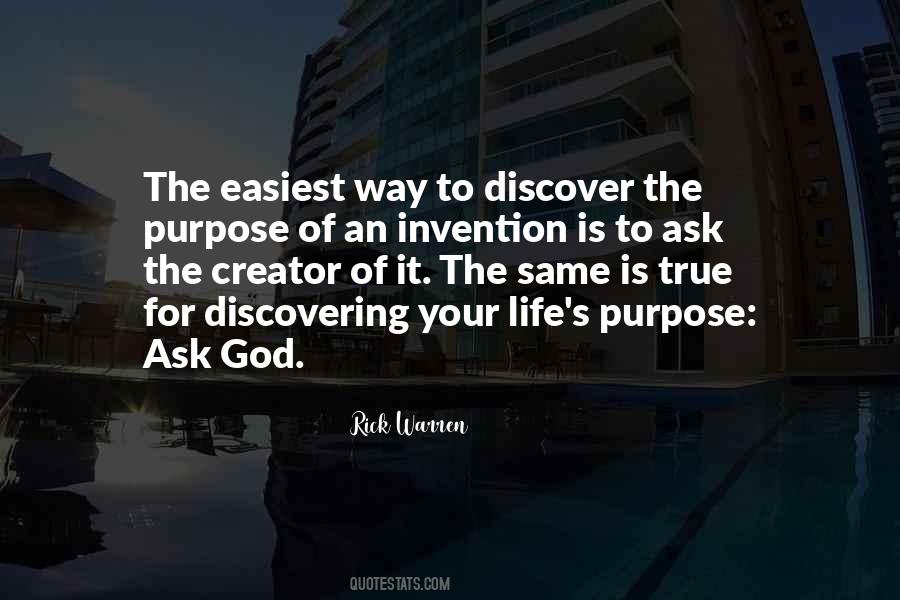 Quotes About God's Purpose #85735