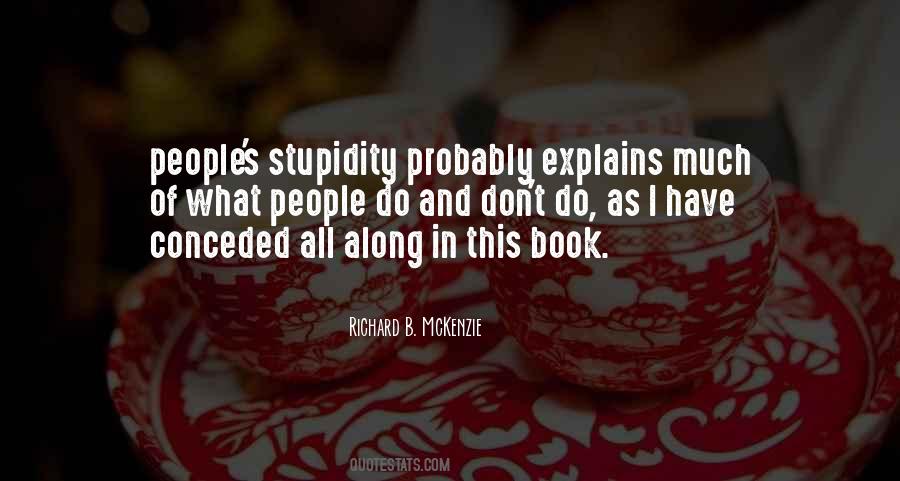 Stupidity's Quotes #45025