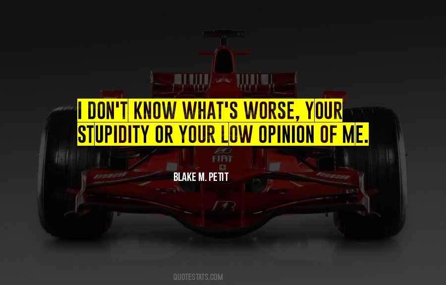 Stupidity's Quotes #621836