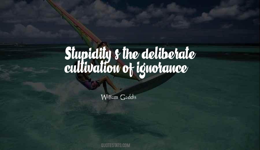 Stupidity's Quotes #766581