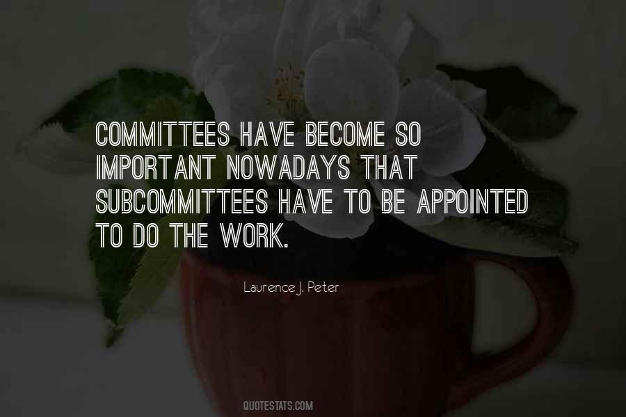 Subcommittees Quotes #309592