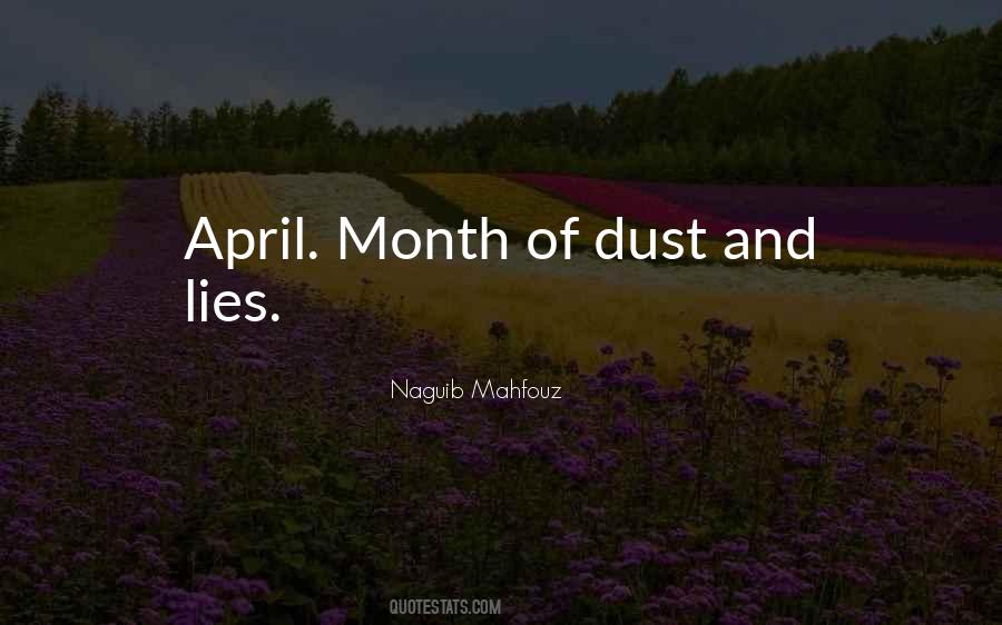 Quotes About April #85681