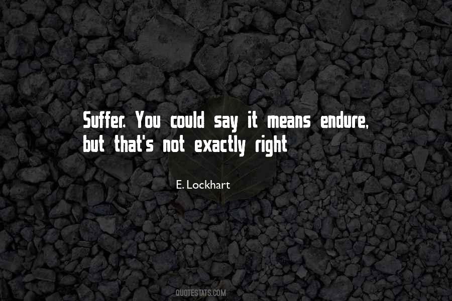 Suffer'd Quotes #1339