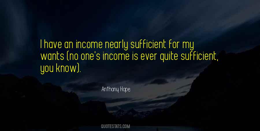 Sufficiency's Quotes #1238220