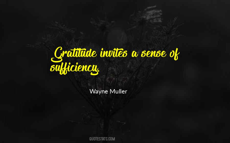 Sufficiency's Quotes #287640