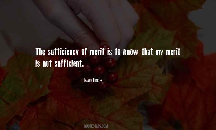 Sufficiency's Quotes #98879