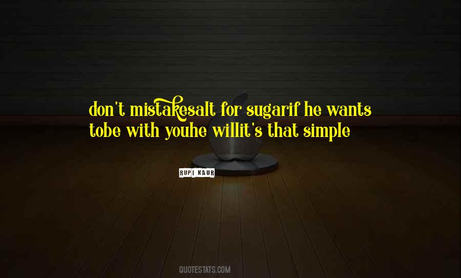 Sugar's Quotes #43644