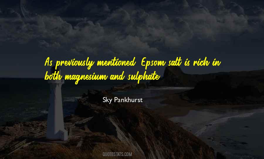 Sulphate Quotes #697984