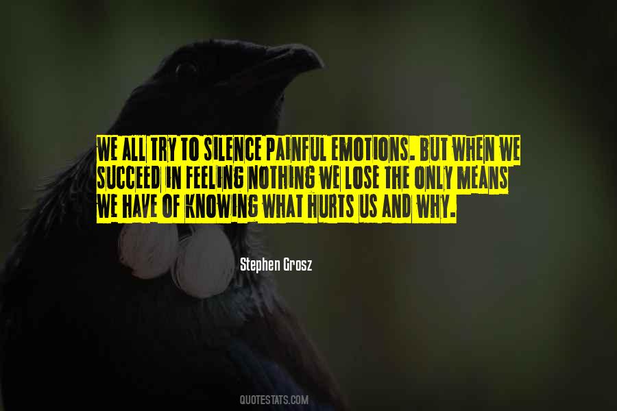 Quotes About Painful Silence #1771461