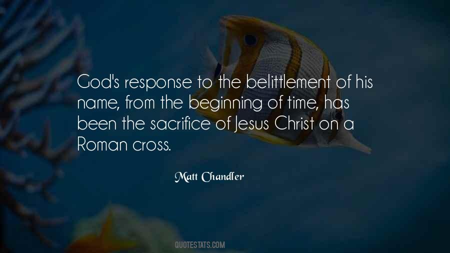 Quotes About The Sacrifice Of Jesus #1397364