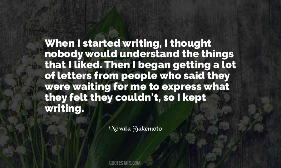 Quotes About Getting Letters #1840898