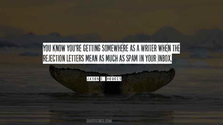 Quotes About Getting Letters #341928