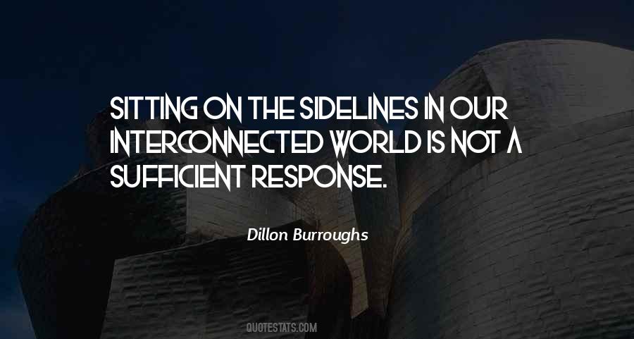 Quotes About Sitting On The Sidelines #1315787