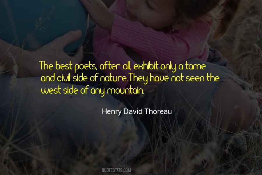 Quotes About Nature Thoreau #897939