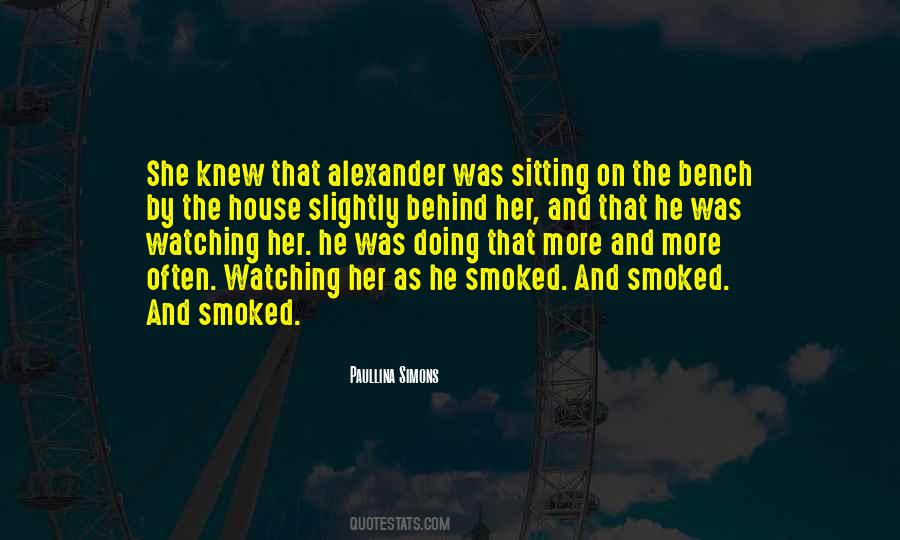 Quotes About Sitting On A Bench #17732