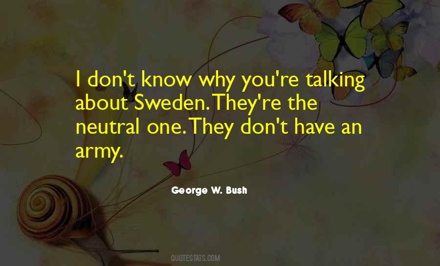 Sweden's Quotes #10188