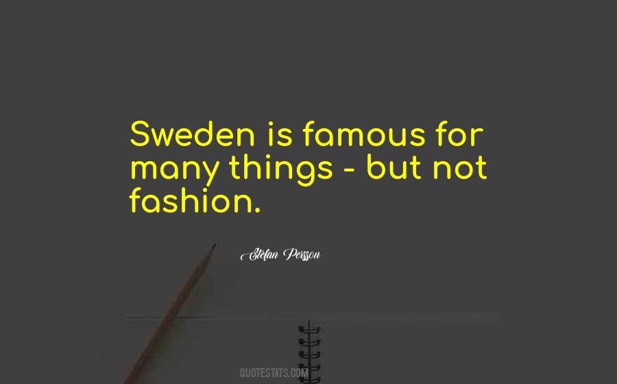 Sweden's Quotes #307116