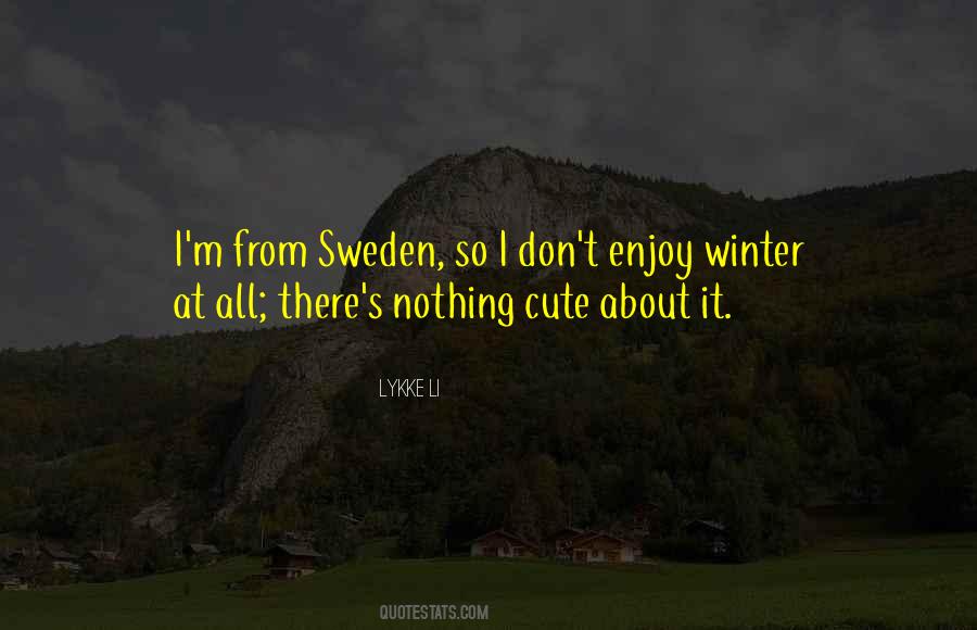 Sweden's Quotes #706254