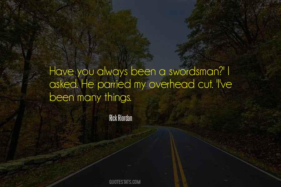 Swordsman's Quotes #478606