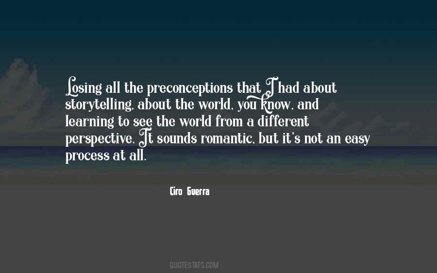 Quotes About Preconceptions #616382