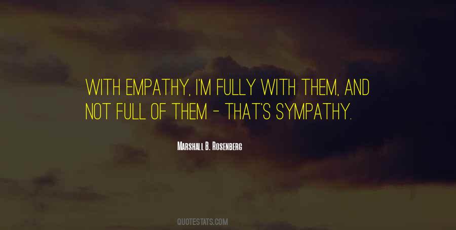 Sympathy's Quotes #679931