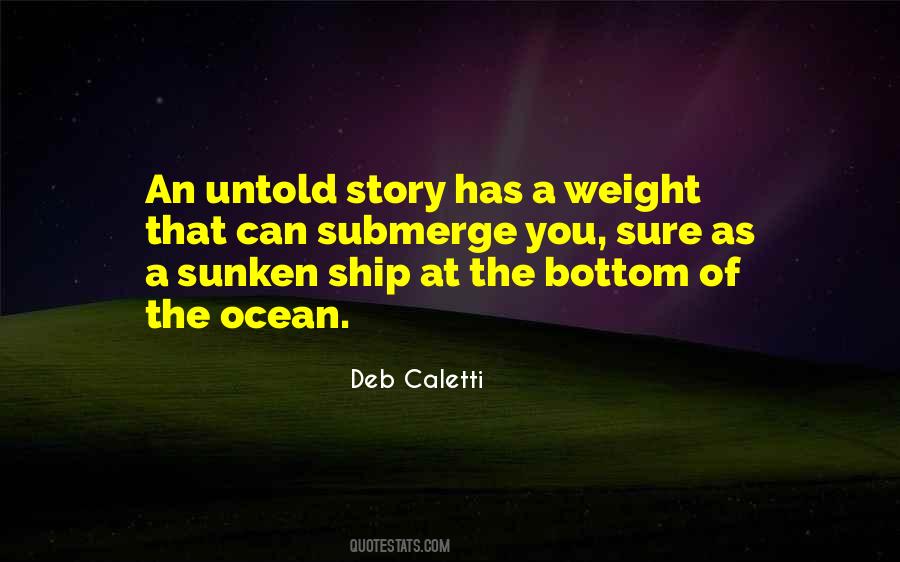 Quotes About The Bottom Of The Ocean #1202151