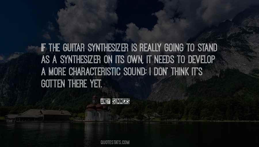 Synthesizer Quotes #1169853