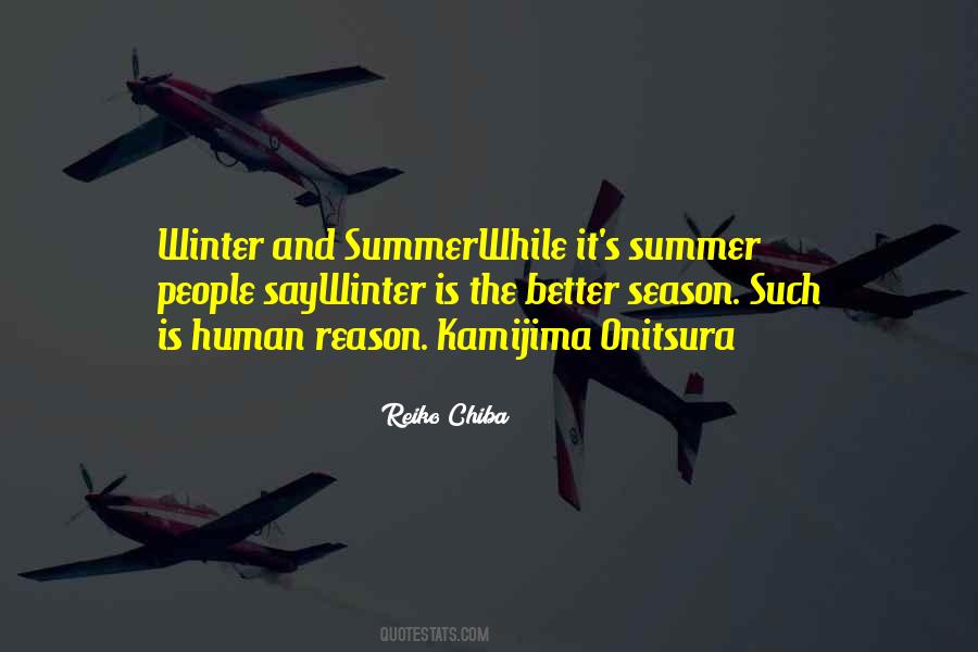 Quotes About Winter And Summer #1648125