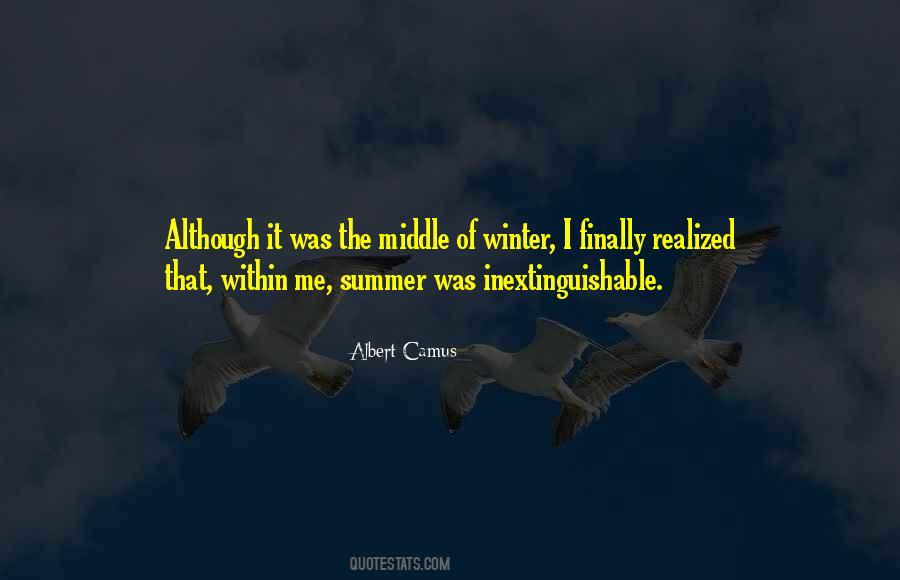 Quotes About Winter And Summer #16495