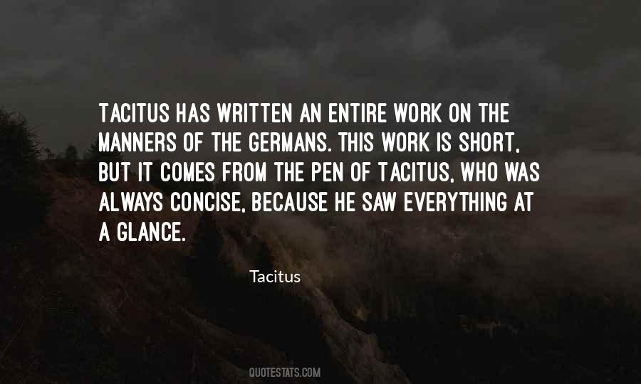 Tacitus's Quotes #362505