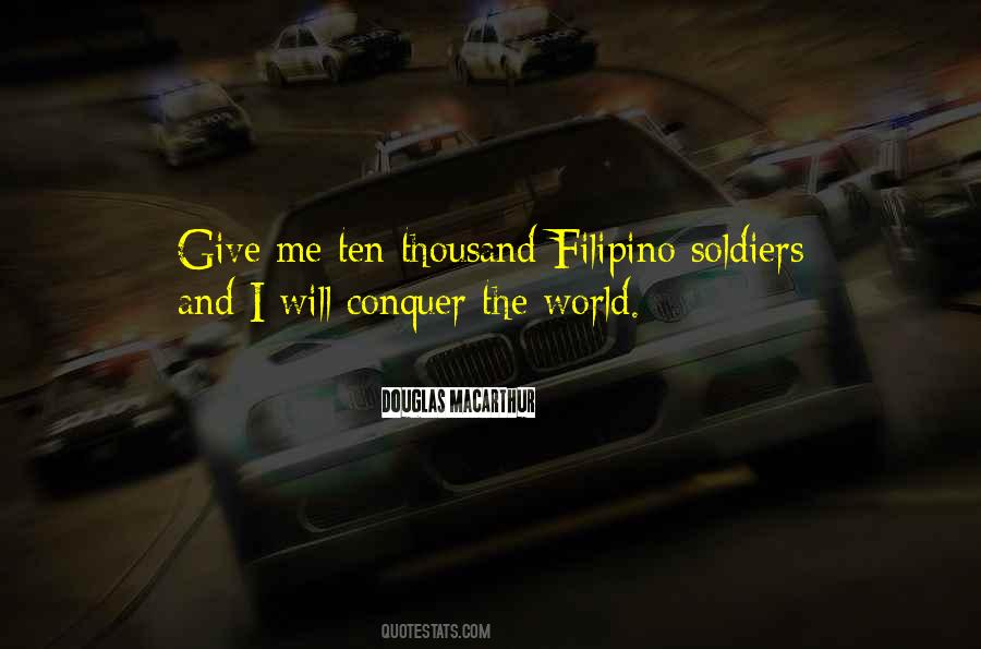 Quotes About Filipino Soldiers #600033