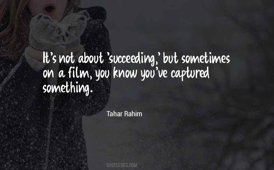 Tahar Quotes #894039