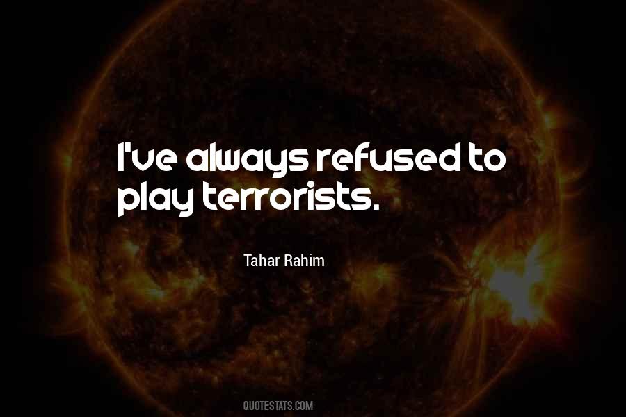 Tahar Quotes #902121