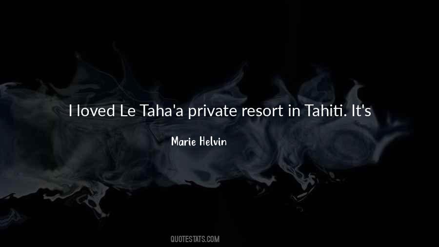 Tahitians Quotes #165371