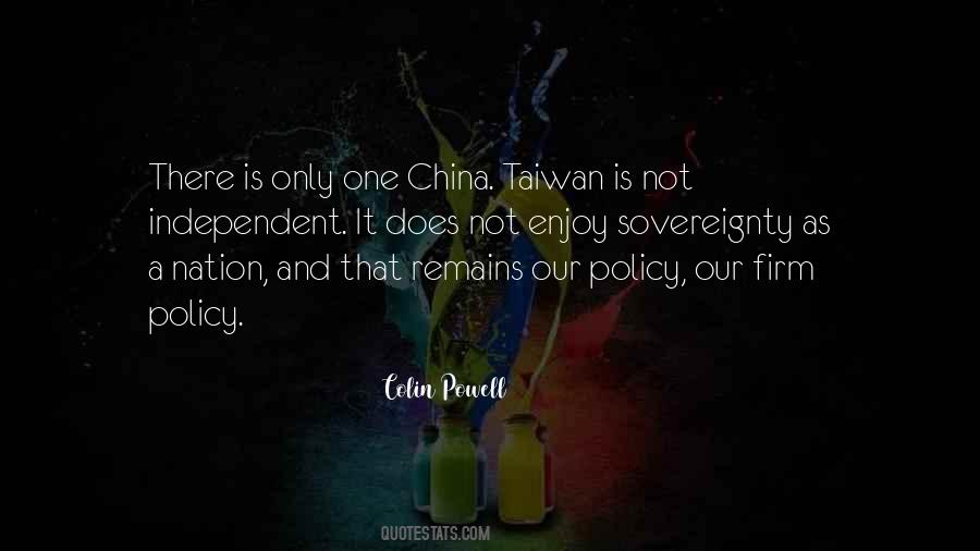 Taiwan's Quotes #1383398
