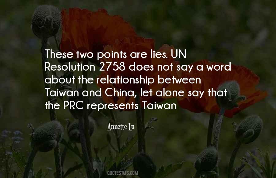 Taiwan's Quotes #1441074