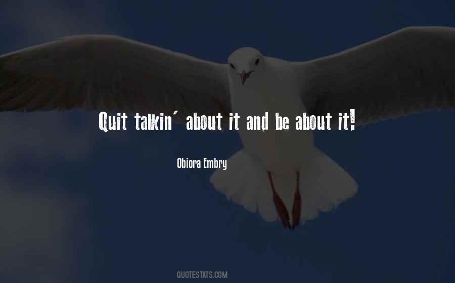 Talkin's Quotes #1304619