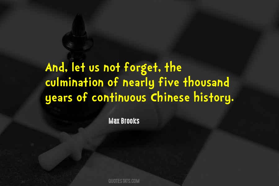Quotes About Chinese History #677056