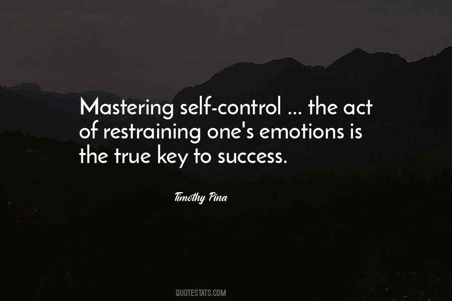 Quotes About Mastering Self #441280