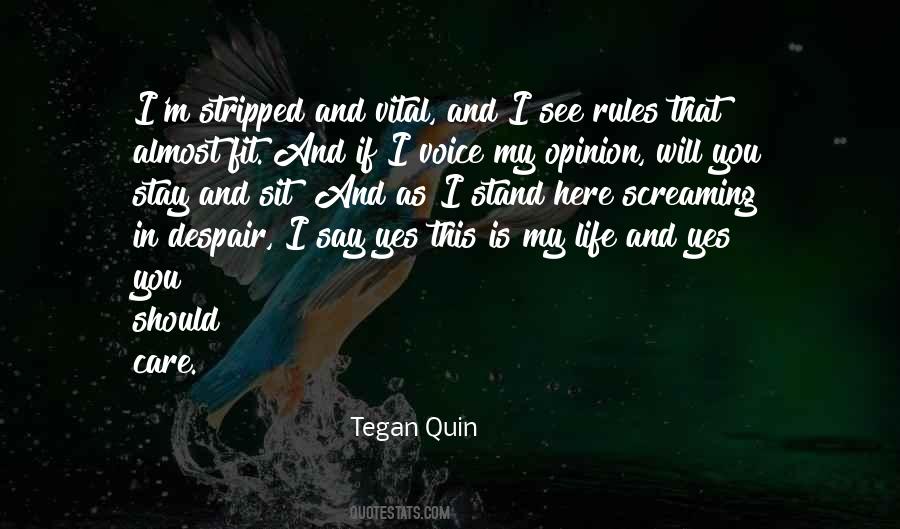 Tegan's Quotes #91115